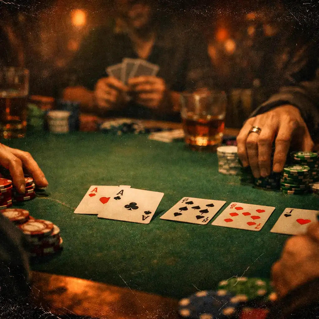 Offline poker asztal hangulat